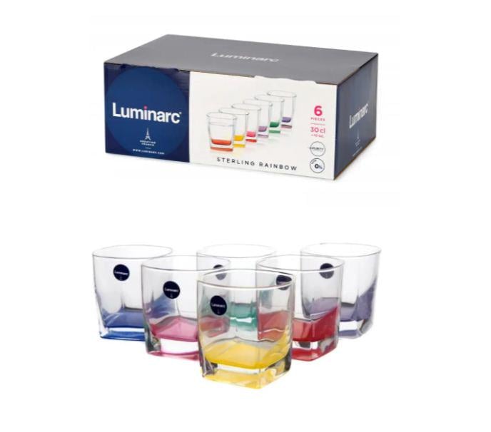 Набір склянок Luminarc N0780 Sterling Rainbow 300 мл 6 шт.