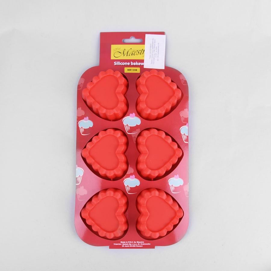 Форма для выпечки Maestro Сердечки силиконовая (1598) Форма для выпечки Maestro Сердечки силиконовая (1598)