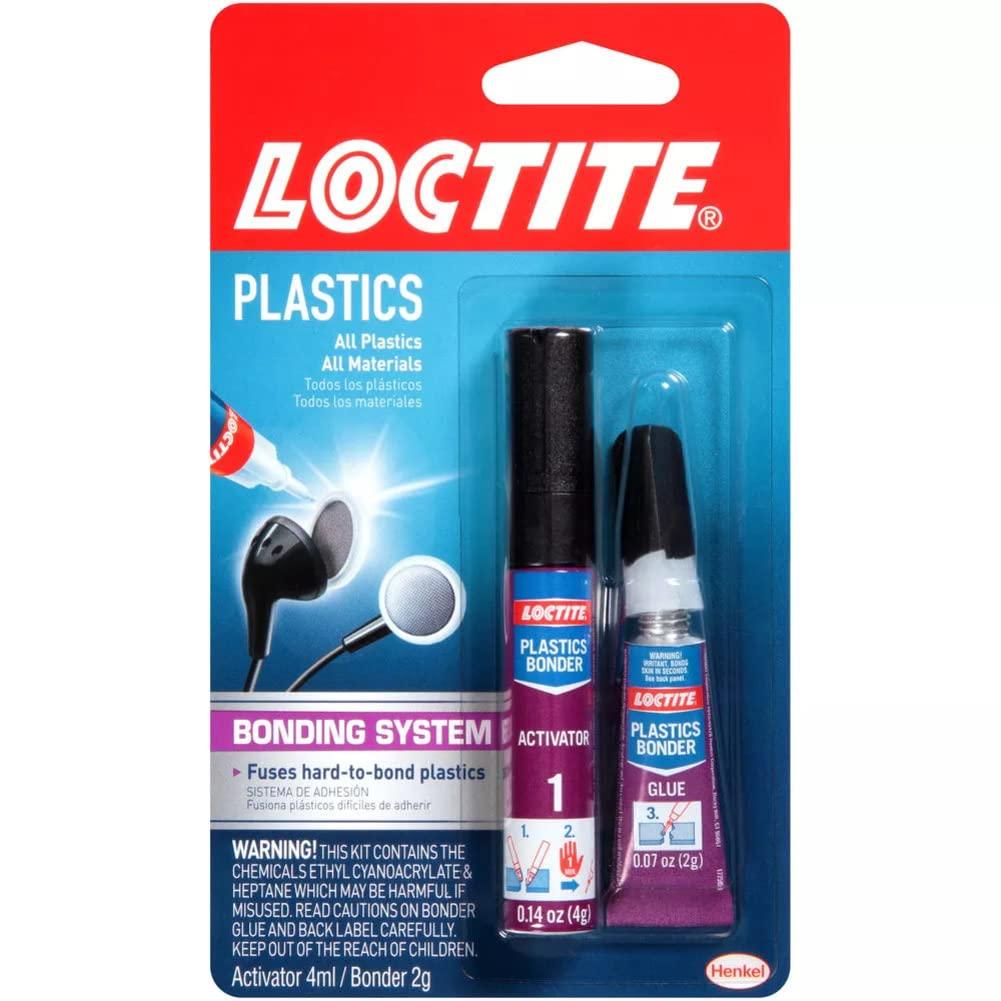 Клей ціанакрилатний для пластмас Loctite Super Glue з активатором 6 шт. Прозорий