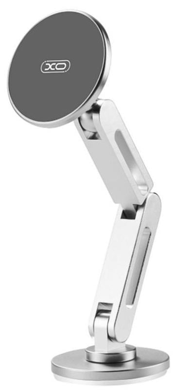 Держатель для телефона магнитный XO C148 в машину на панель вращения 360° Серебряный (UG-C148_Silver)