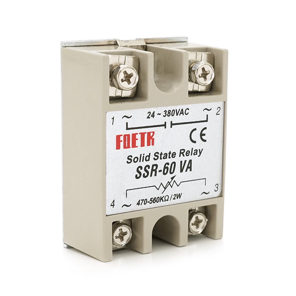 Реле твердотельное FQETR SSR-60VA 60А 24-380VAC (YUT_V6636)
