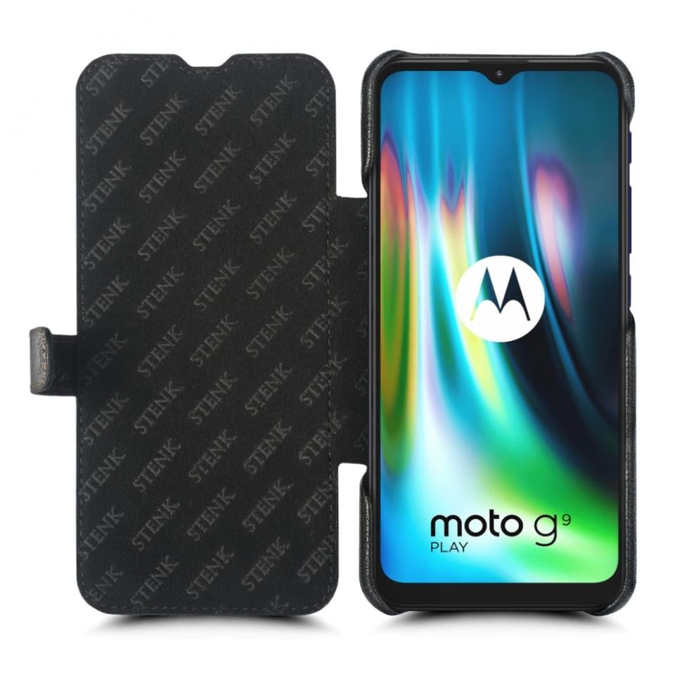 Чехол книжка Stenk Premium для Motorola Moto G9 Play Черный (68502) Чехол книжка Stenk Premium для Motorola Moto G9 Play Черный (68502)