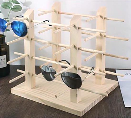 Органайзер для очков из дерева Рендали 44 Бланже (ОЧК-446101)