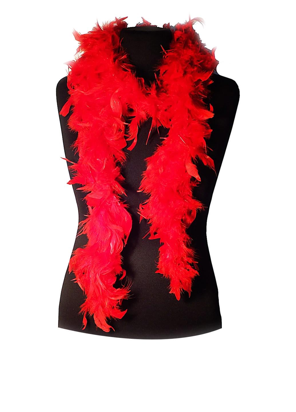 Боа из натуральных перьев Красный (9-252RD) Боа из натуральных перьев Красный (9-252RD)