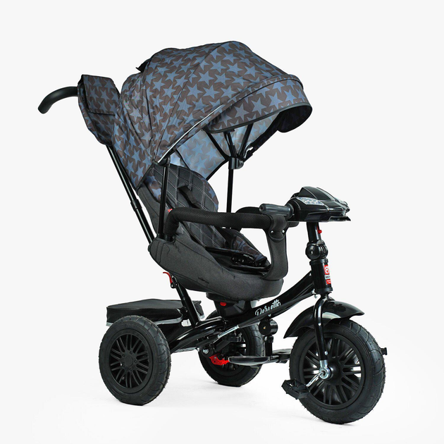 Детский велосипед трехколесный Best Trike 8066/107-10 Perfetto поворотное сиденье/колеса резиновые надувные (25331721)