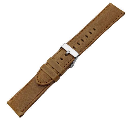 Кожаный ремешок для часов Motorola Moto 360 2nd gen 42 мм Light Brown (738922253) - фото 2 Кожаный ремешок для часов Motorola Moto 360 2nd gen 42 мм Light Brown (738922253) - фото 2