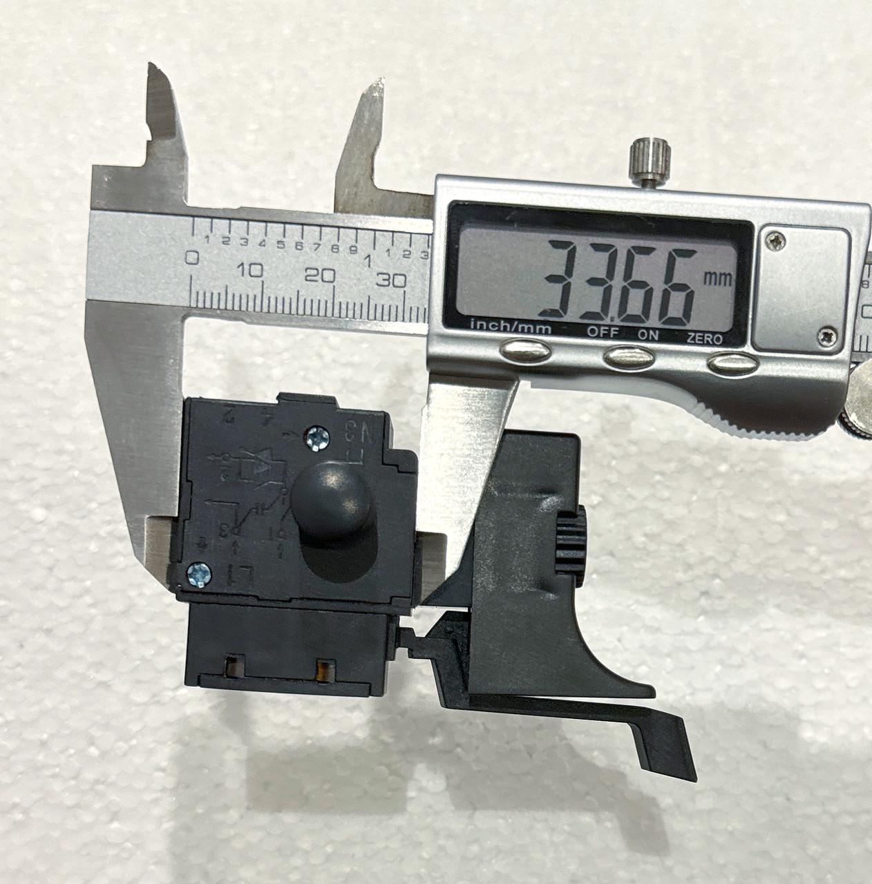 Кнопка для дриля BlauCraft Einhell 8A 43х16, 5 мм клавіша 39х13 мм (К006) - фото 6