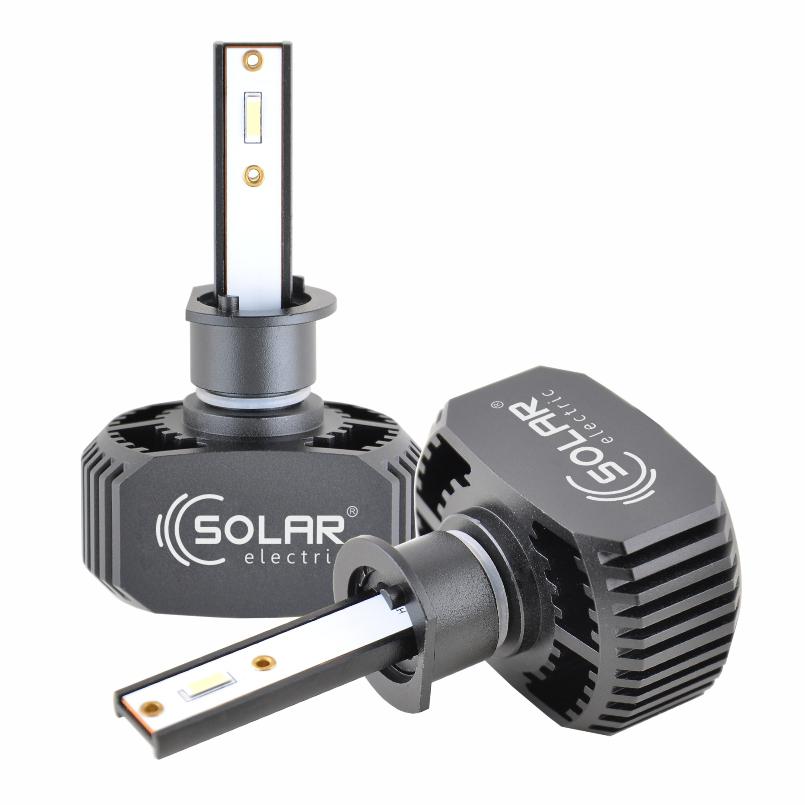 Автомобильные лампы LED Solar H1 12/24V 6000K 5000Lm 40W CSP1860 2 шт. - фото 3