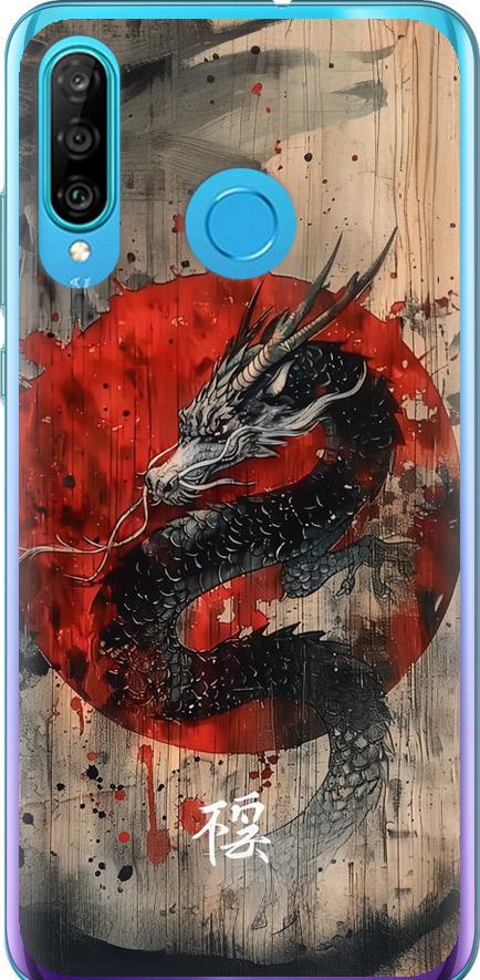 Чехол на Huawei P30 Lite Восточный дух (6100u-1651-42517)