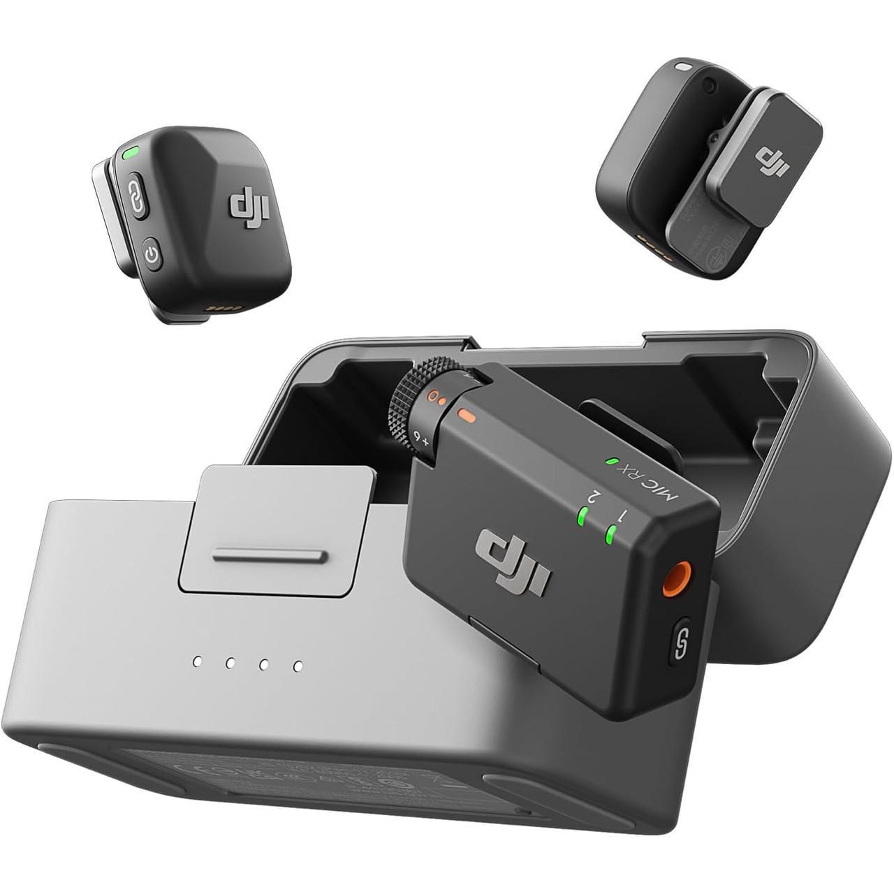 Микрофон беспроводной DJI Mic Mini двойной 2 TX/1 RX/Case Type-C для iPhone Android Action 5 Pocket 3 Микрофон беспроводной DJI Mic Mini двойной 2 TX/1 RX/Case Type-C для iPhone Android Action 5 Pocket 3