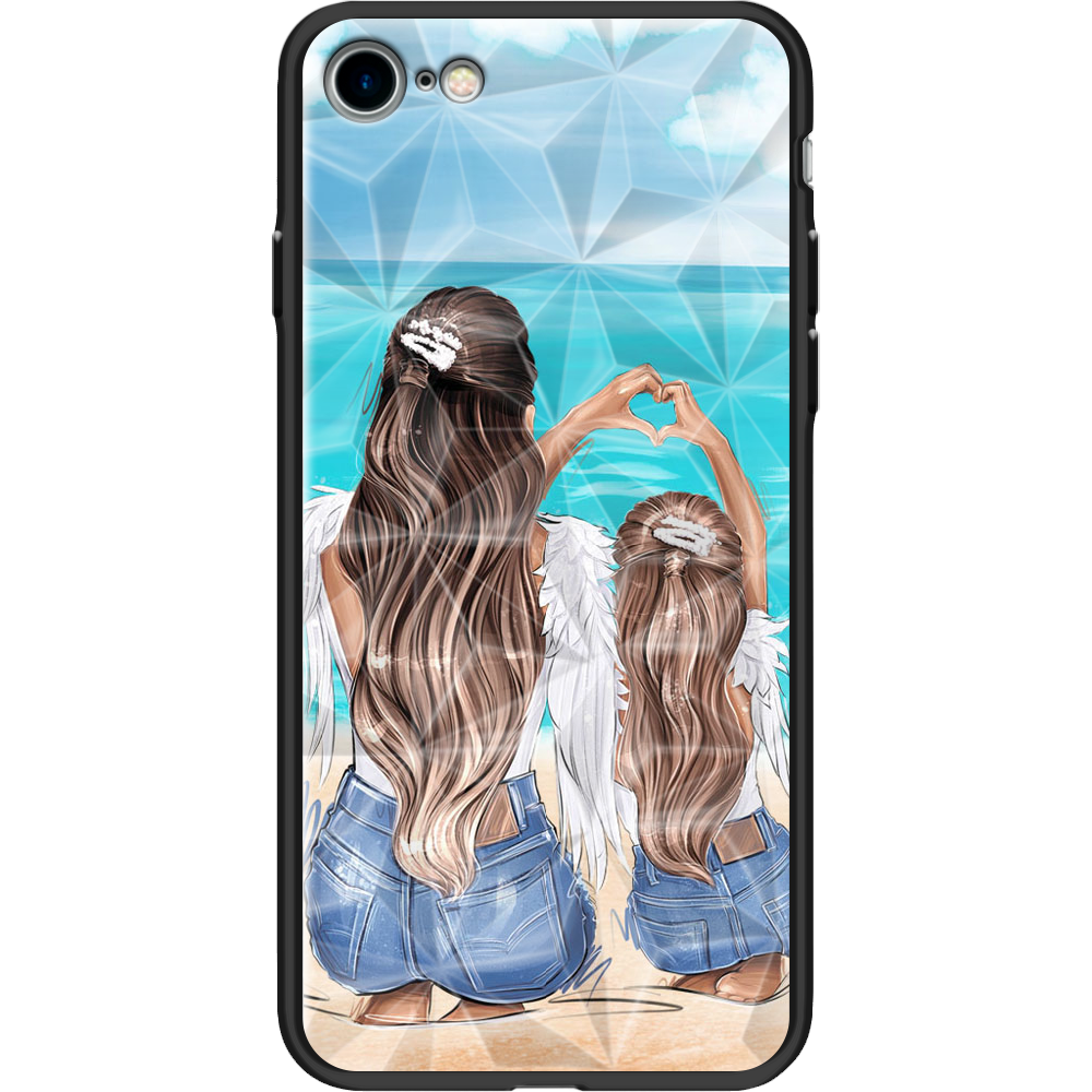 Чохол BoxFace Apple iPhone 7/8 SE 2020 Family Vacation Чорний силікон із призмою (26205-up2380-37544)