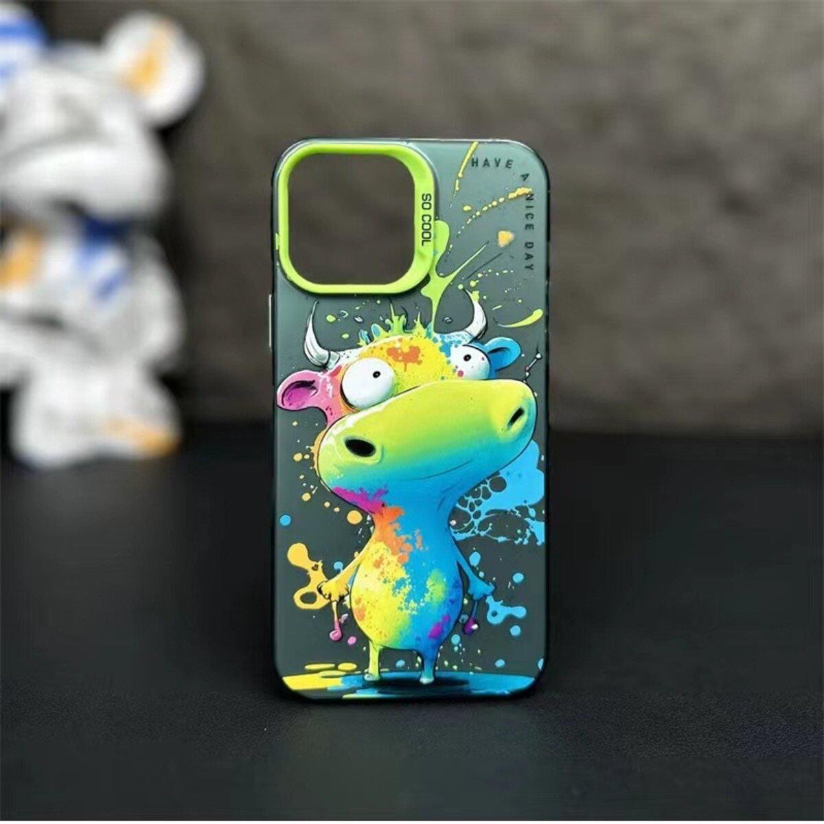 Противоударный чехол для Apple iPhone 14 Pro Max So Cool Print / Cow