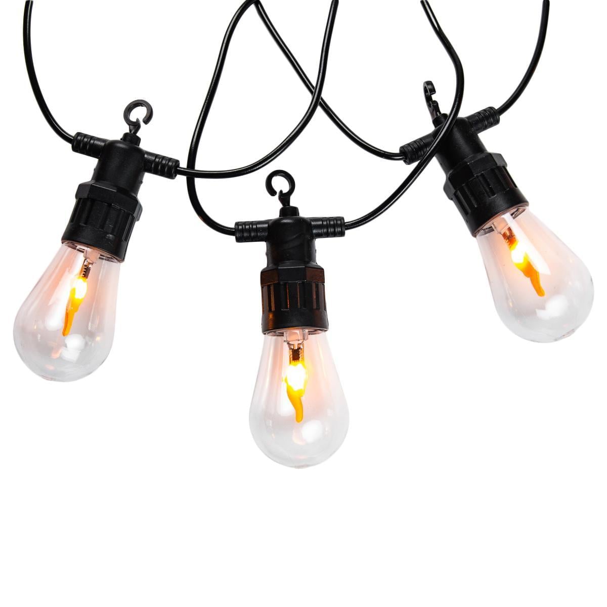 Гірлянда вулична GarlandoPro S141 10 LED 5 м Жовтий/Чорний (131-107-S141)