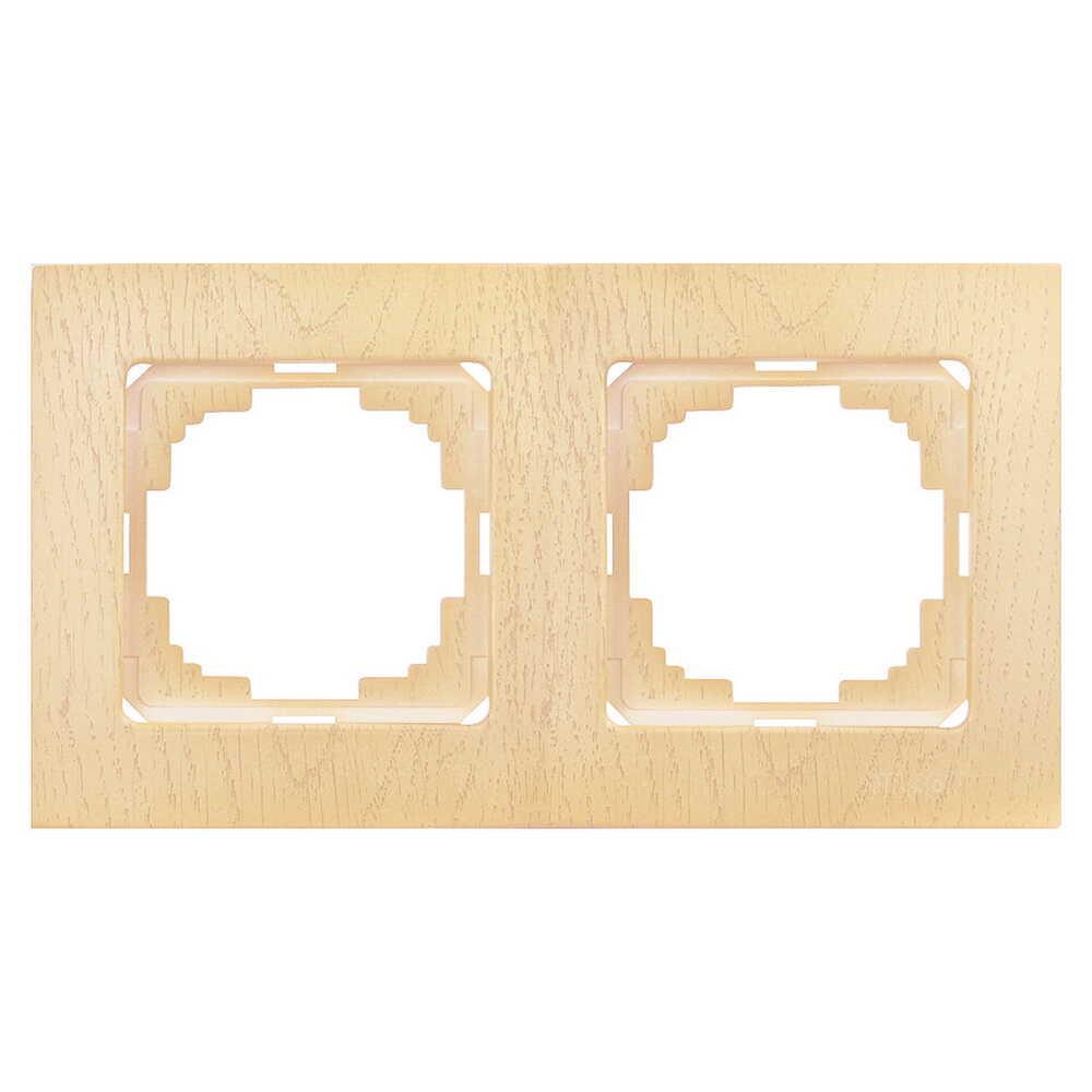 Рамка двухместная Nilson Touran Клен (00000023662)