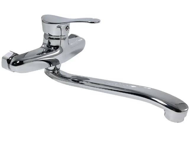 Змішувач для кухні настінний Frap F4614-B Хром (F4614-B) Змішувач для кухні настінний Frap F4614-B Хром (F4614-B)