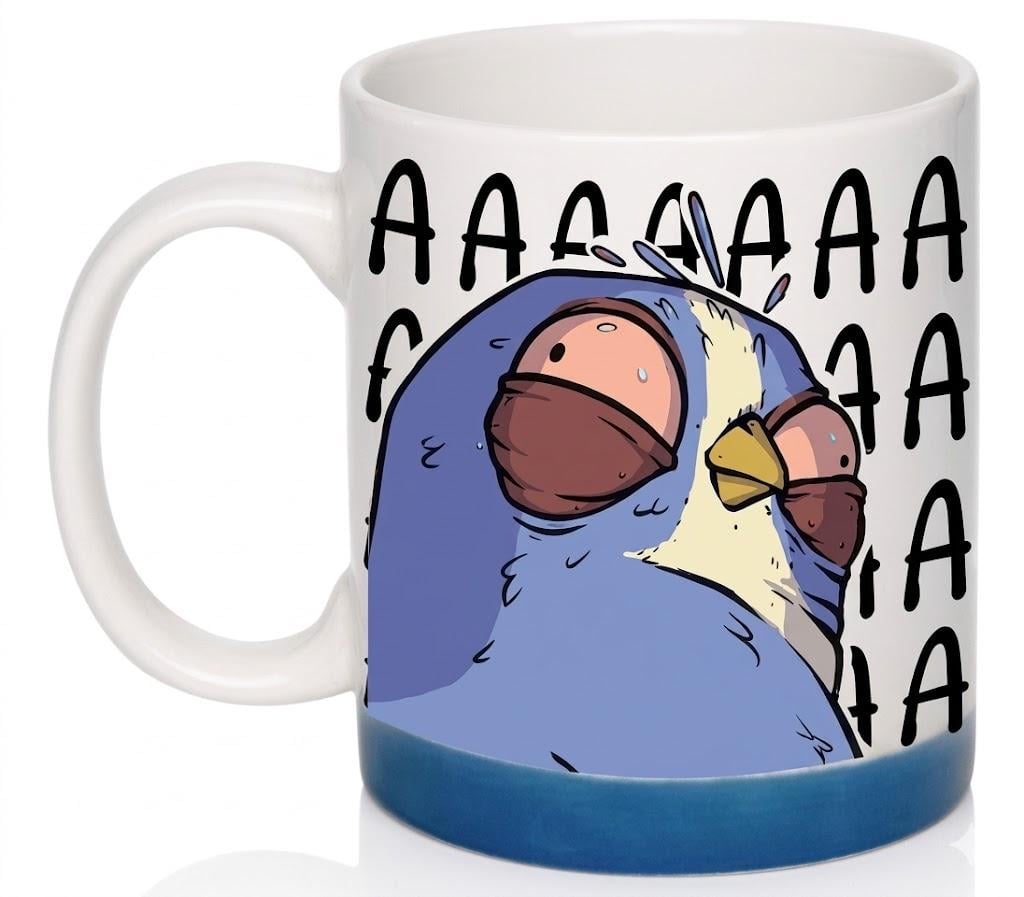 Чашка GalleryGlass Настроение ААА фарфоровое 350 мл Белый (75006460)