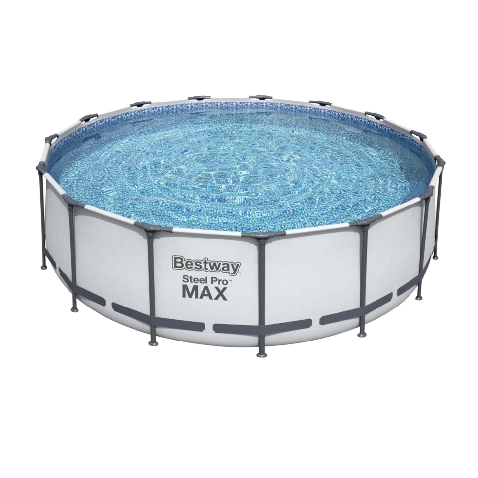 Бассейн каркасный Bestway 457х122 см 16015 л Серый (BL-123-B-96)