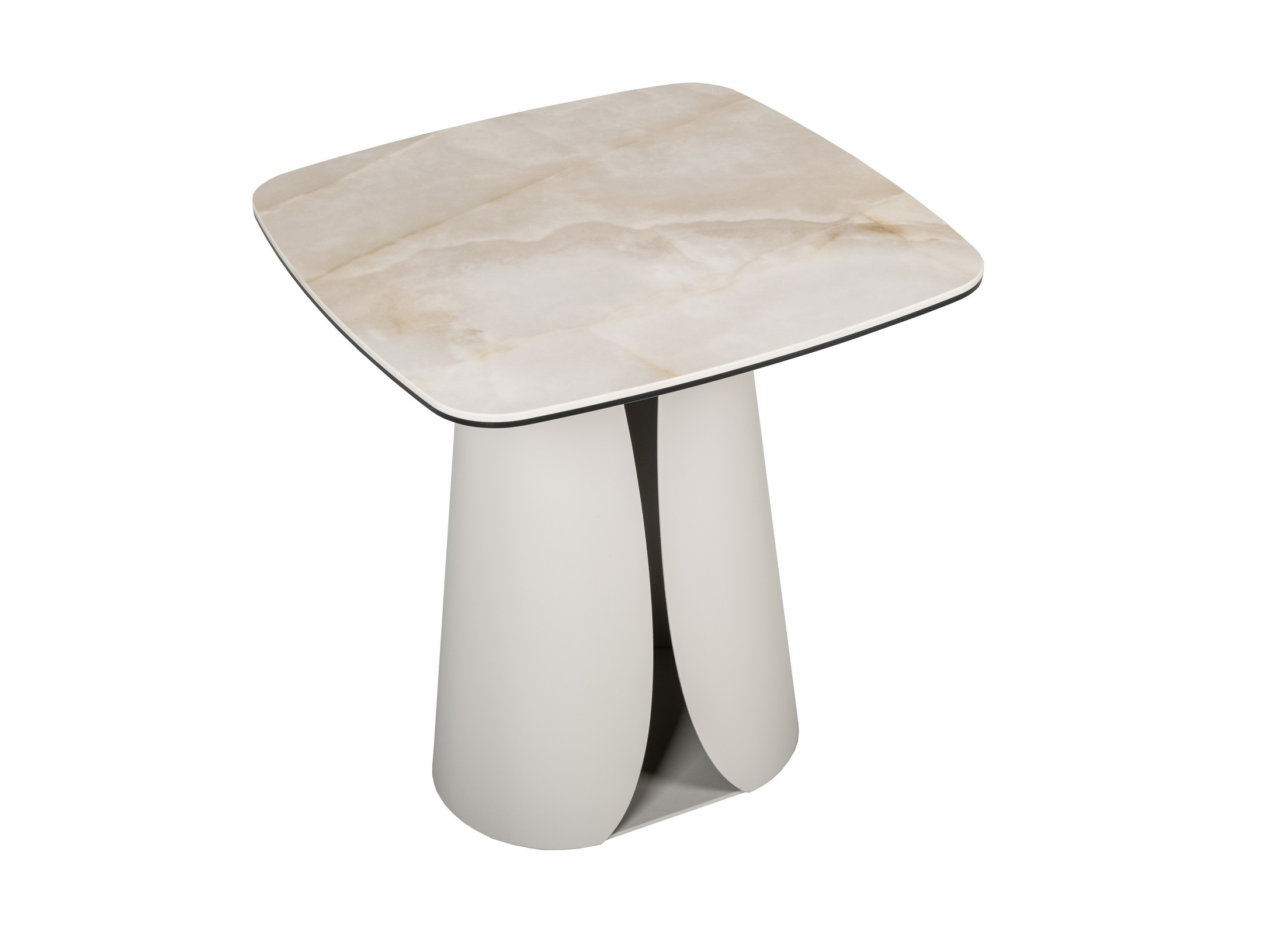 Кавовий стіл Лунаріо 500х500х560 мм Айворі онікс/Айворі (30979549) - фото 3 Кавовий стіл Лунаріо 500х500х560 мм Айворі онікс/Айворі (30979549) - фото 3