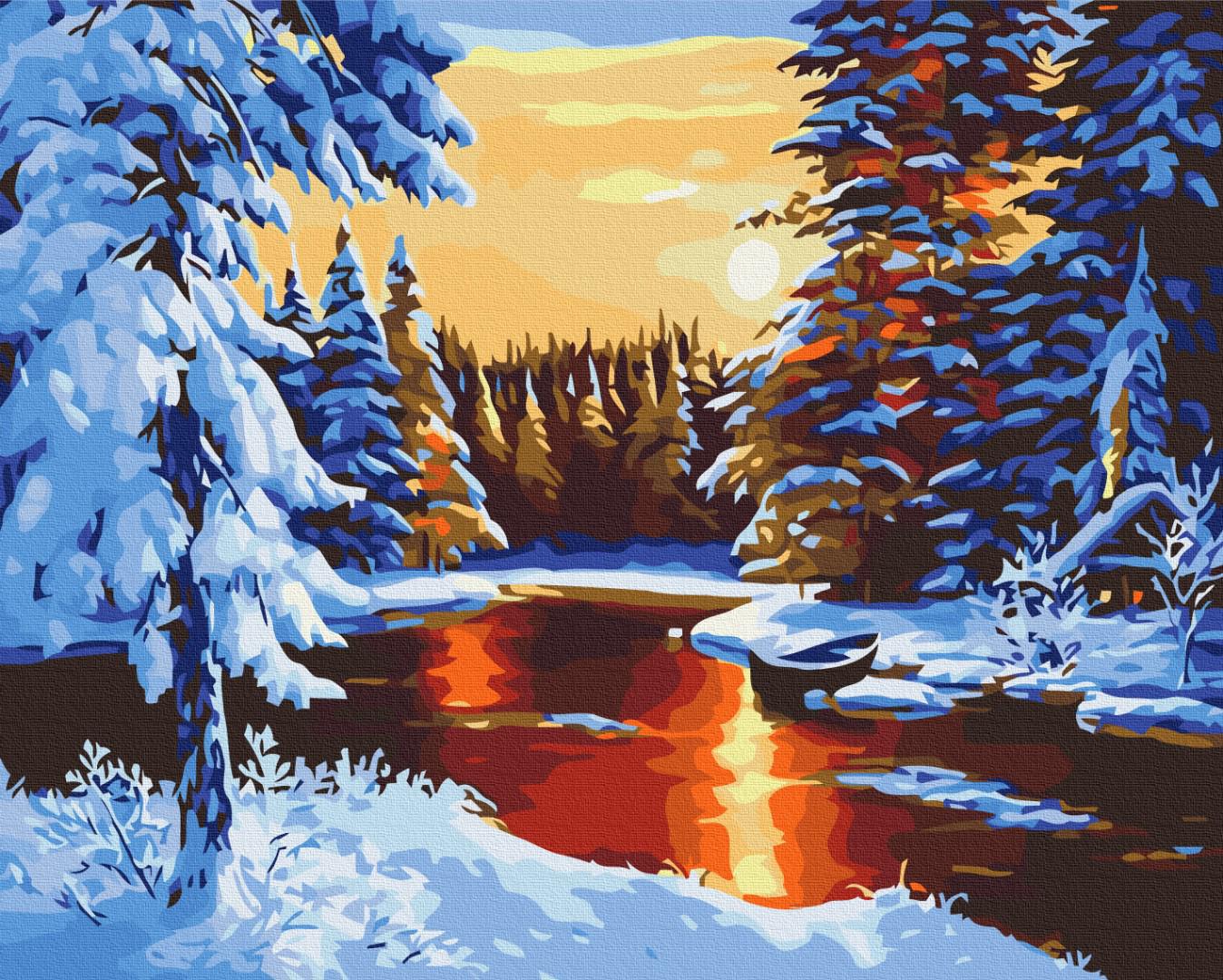 Картина за номерами Brushme Казкова зима 48x60 см (BS29405L)