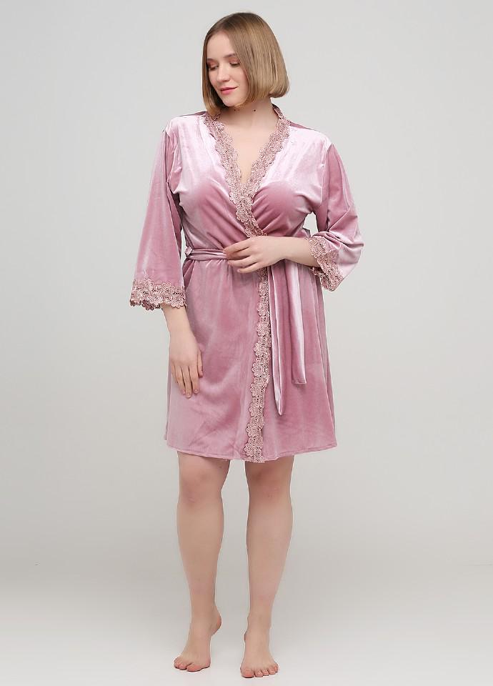 Халат Miss Lolita 2XL Пудровый (1002-23)