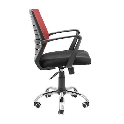 Офисное кресло руководителя Richman Flash хром M1 Tilt Черно-красный (rich_kr_0423_137) - фото 3