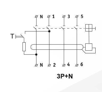 Пристрій захисного відключення UTrust 3P+N А AC 16А 30 mА (A0010210138) - фото 8