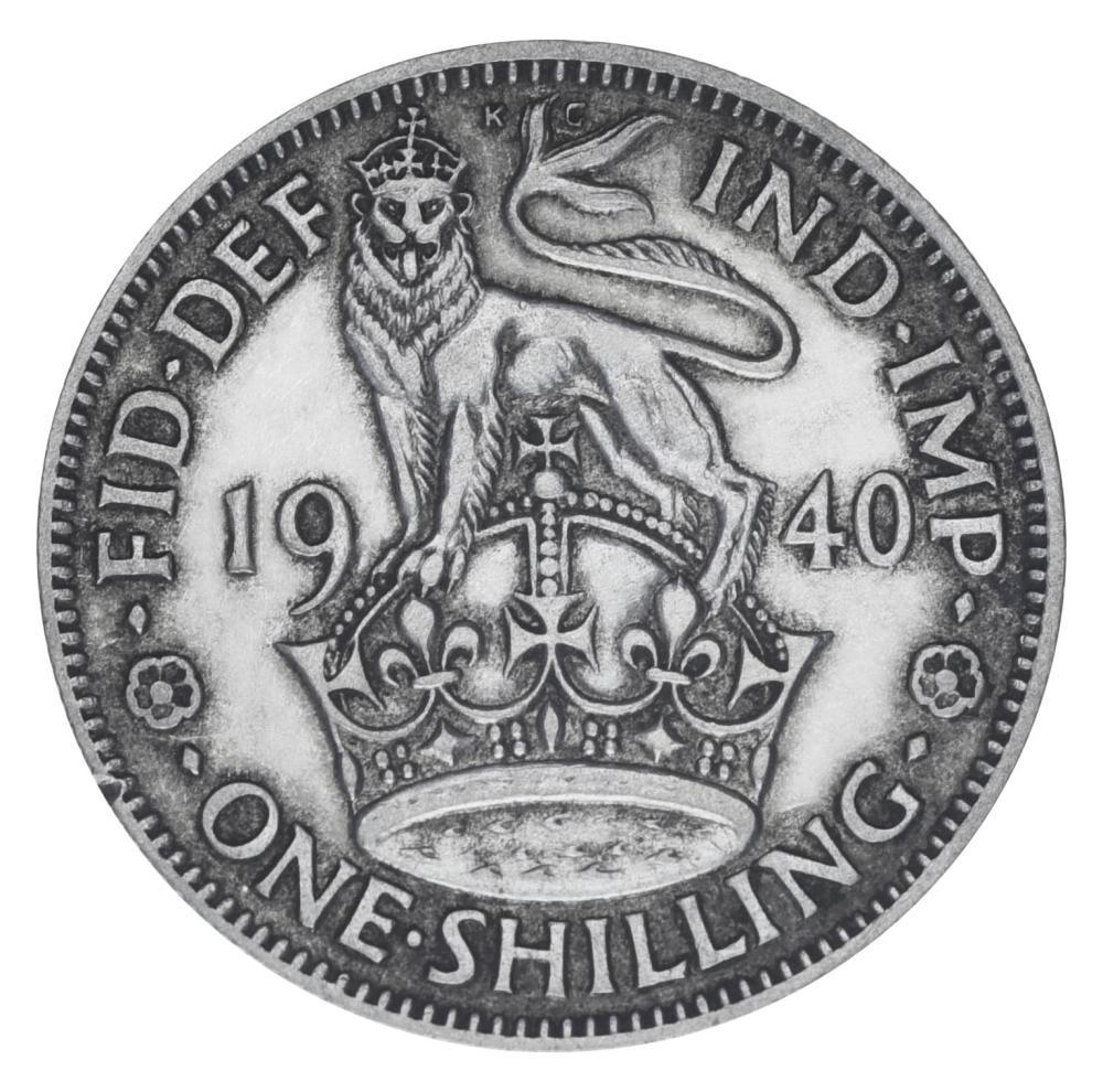 Коллекционная монета Великобритания 1 шиллинг 1940 F-VF 5,66 г (М19871) Коллекционная монета Великобритания 1 шиллинг 1940 F-VF 5,66 г (М19871)