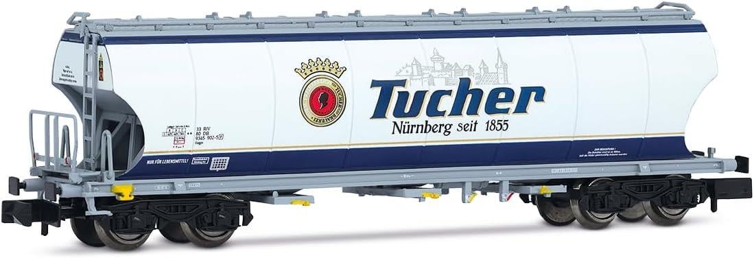 Коллекционная игрушка вагон-хоппер для зерна Hornby Hobbies Arnold HN6708 GATX Tucher N 1:160 Ep V-VI (SKU-233)