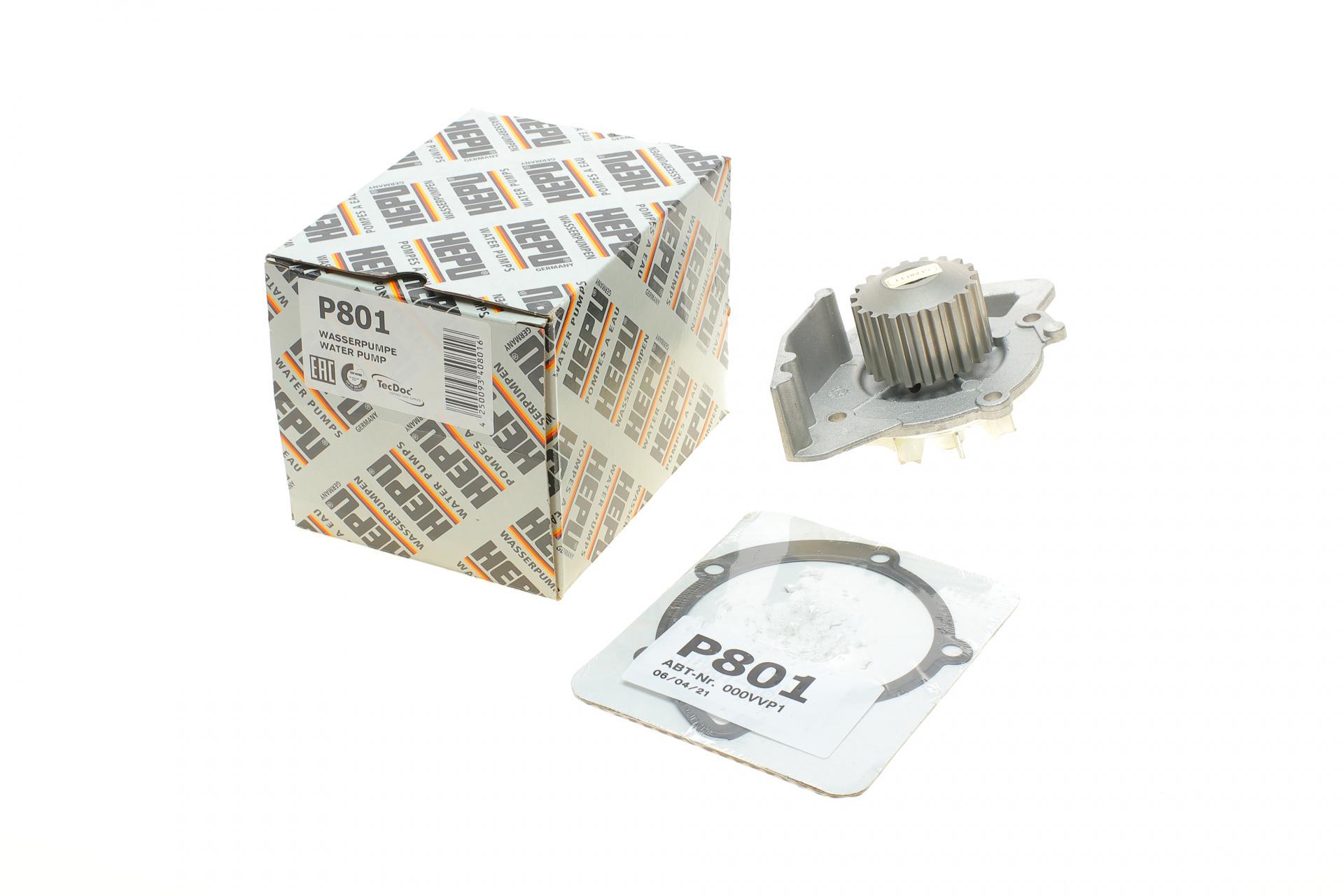 Водяная помпа Hepu Citroen Jumpy/Fiat Scudo/Peugeot Expert 2.0HDi 07- (P801)