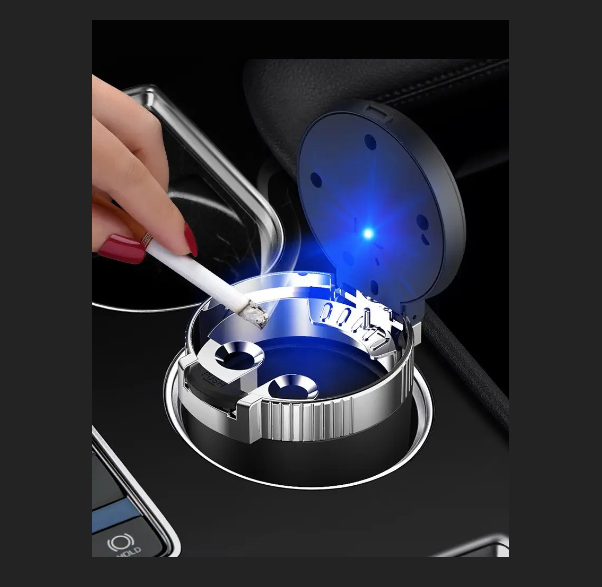 Попільничка автомобільна ZHEJIANG з підсвічуванням (03940) - фото 2