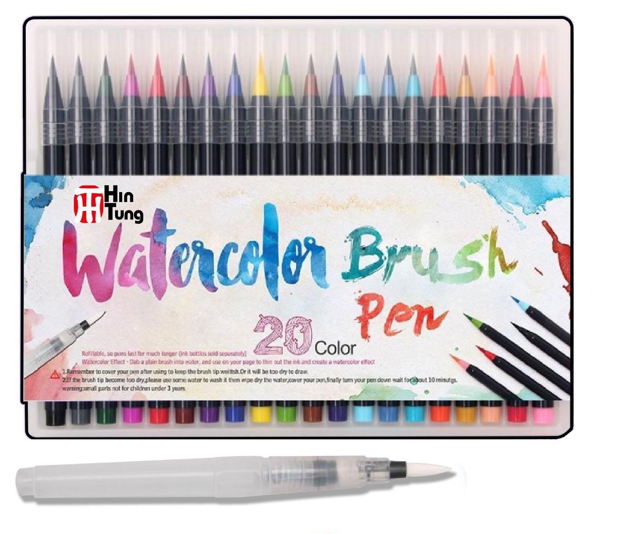 Набор акварельных кистей Art Set Watercolor Markers 20 Мишка Разноцветный (8304bdd9)