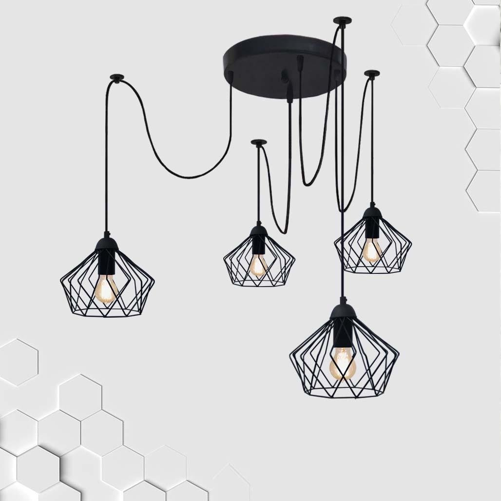 Люстра Levistella Caravan/SP-4 Black - фото 1