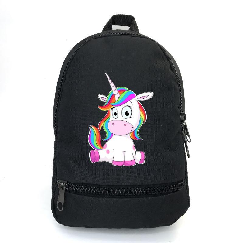 Шкільний рюкзак дитячий Cappuccino Toys EDN-006 з принтом Unicorn 12,5 л Чорний (1369989257)