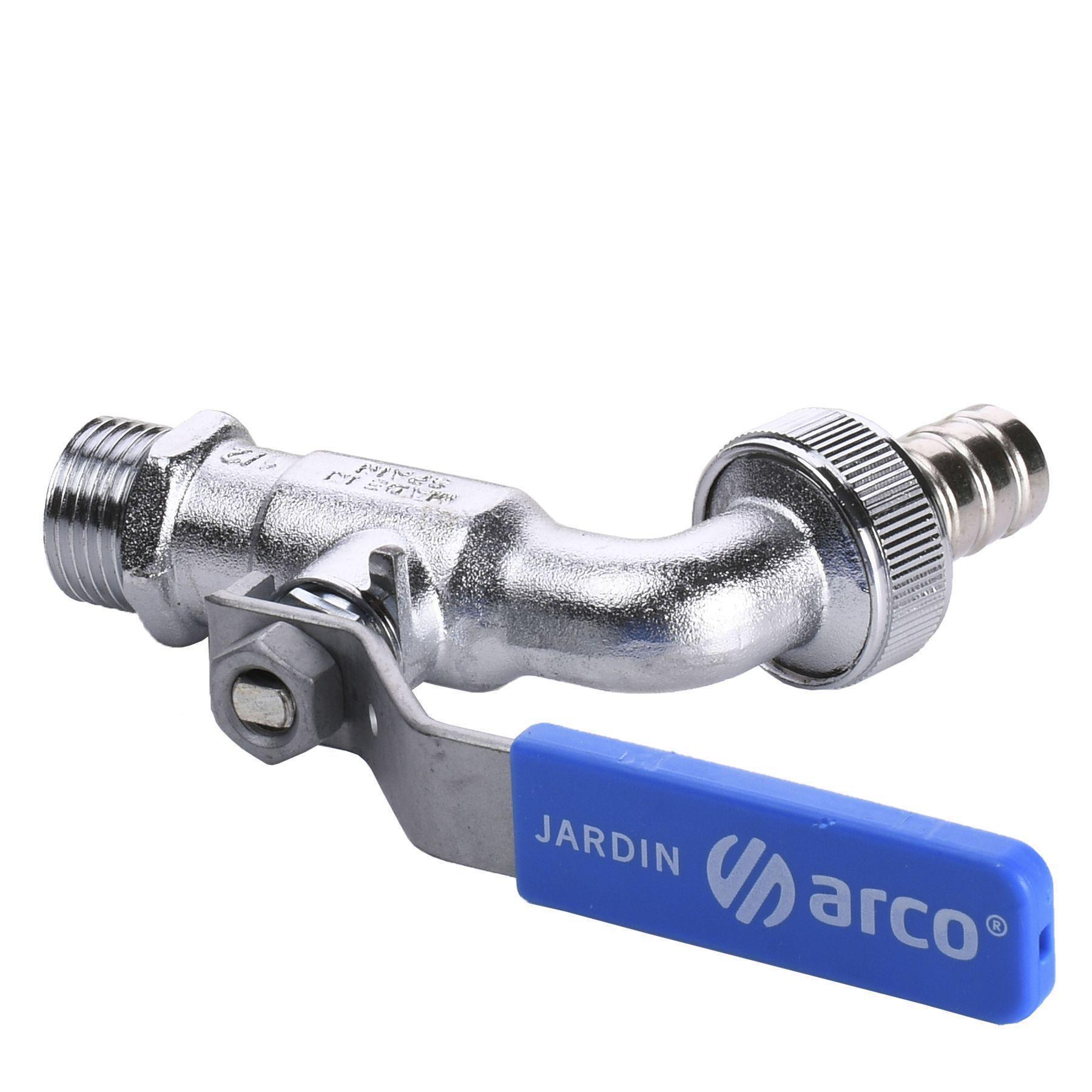 Кран кульовий для поливу Arco 0413 NANO AntiLime 1/2″ довга ручка (GSR-000004854) - фото 3