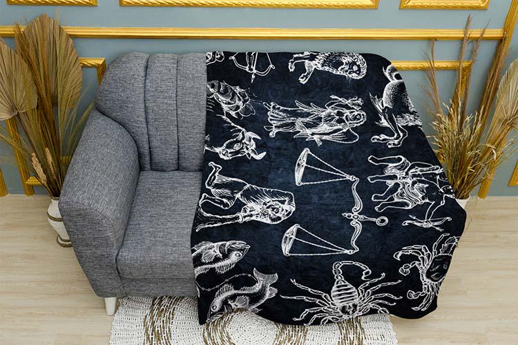 Плед Star Path Astrology плюш двухслойный 135х150 см (114560-2)