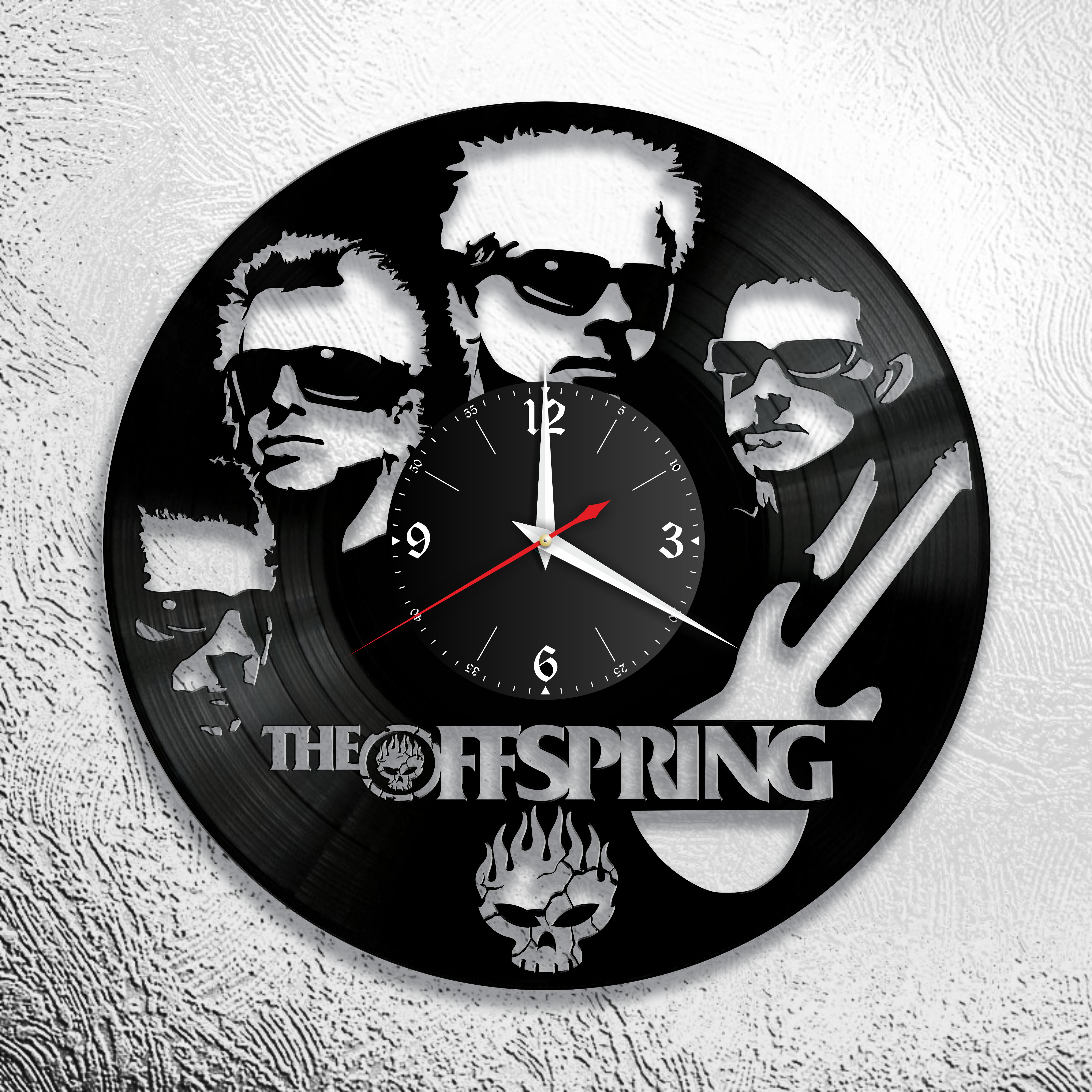 Часы настенные The Offspring 0716 из виниловой пластинки