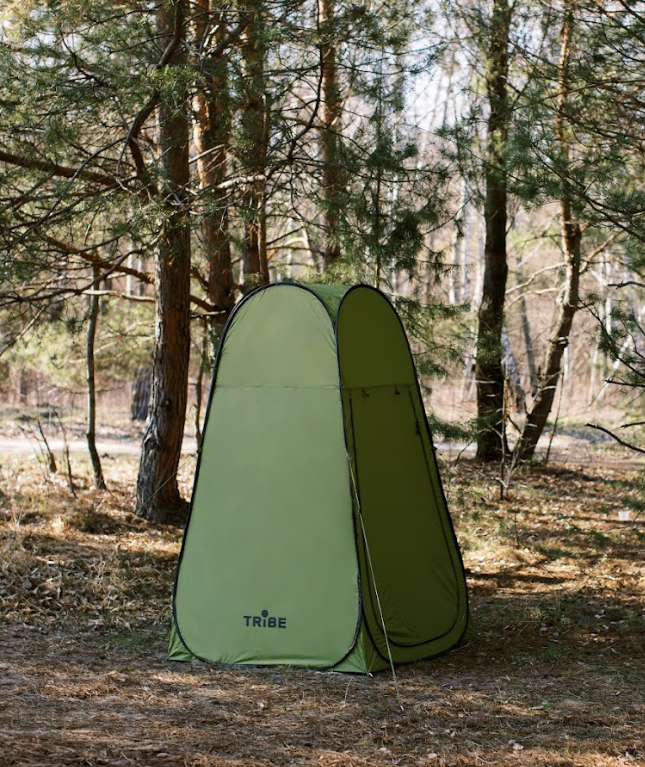 Намет-душ-туалет кемпінговий санітарний Tribe Shower Lite (T-AC-0002-olive) - фото 4 Намет-душ-туалет кемпінговий санітарний Tribe Shower Lite (T-AC-0002-olive) - фото 4