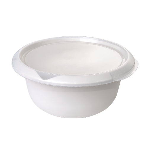 Миска с крышкой Алеана пластик 2,75 л Белая роза/Прозрачный (УТ000097796) Миска с крышкой Алеана пластик 2,75 л Белая роза/Прозрачный (УТ000097796)