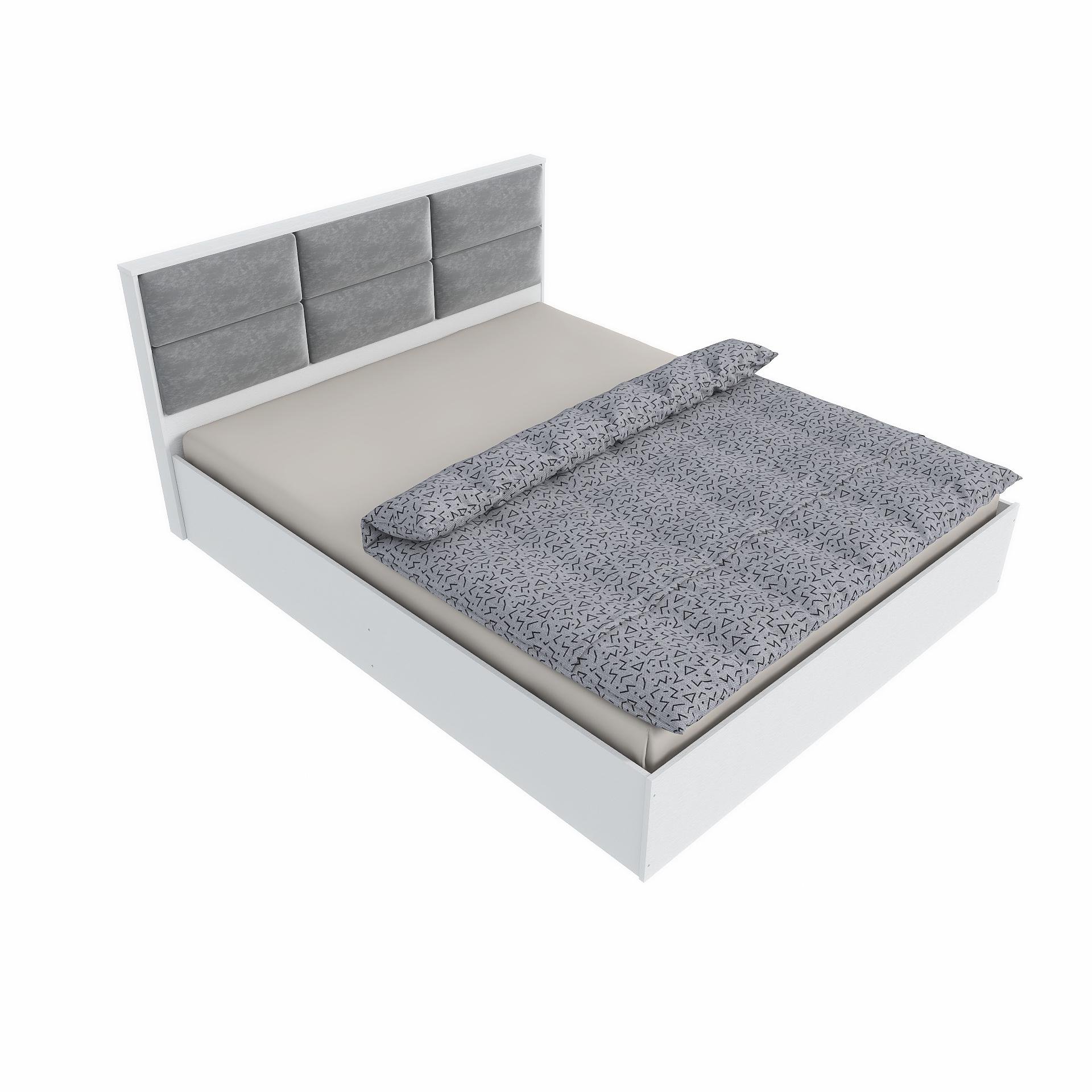 Кровать двуспальная Everest Лайт КЛ-1400 каркас с ламельным основанием Нимфея альба (11454) - фото 1