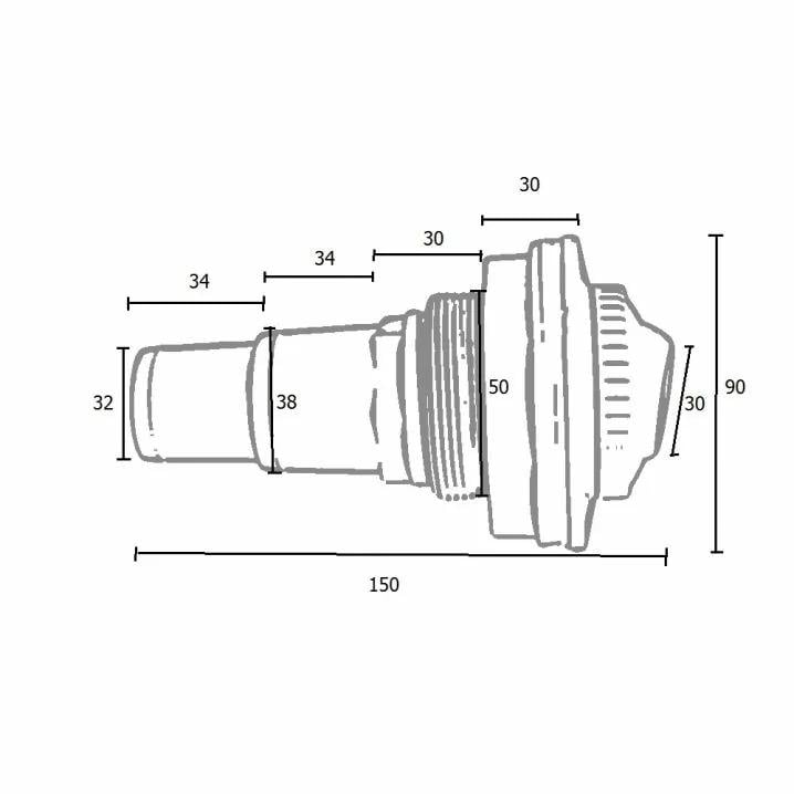 Скімер Kokido Olimpic K001WBX/LX/W Standard універсальний Білий (14895997) - фото 3