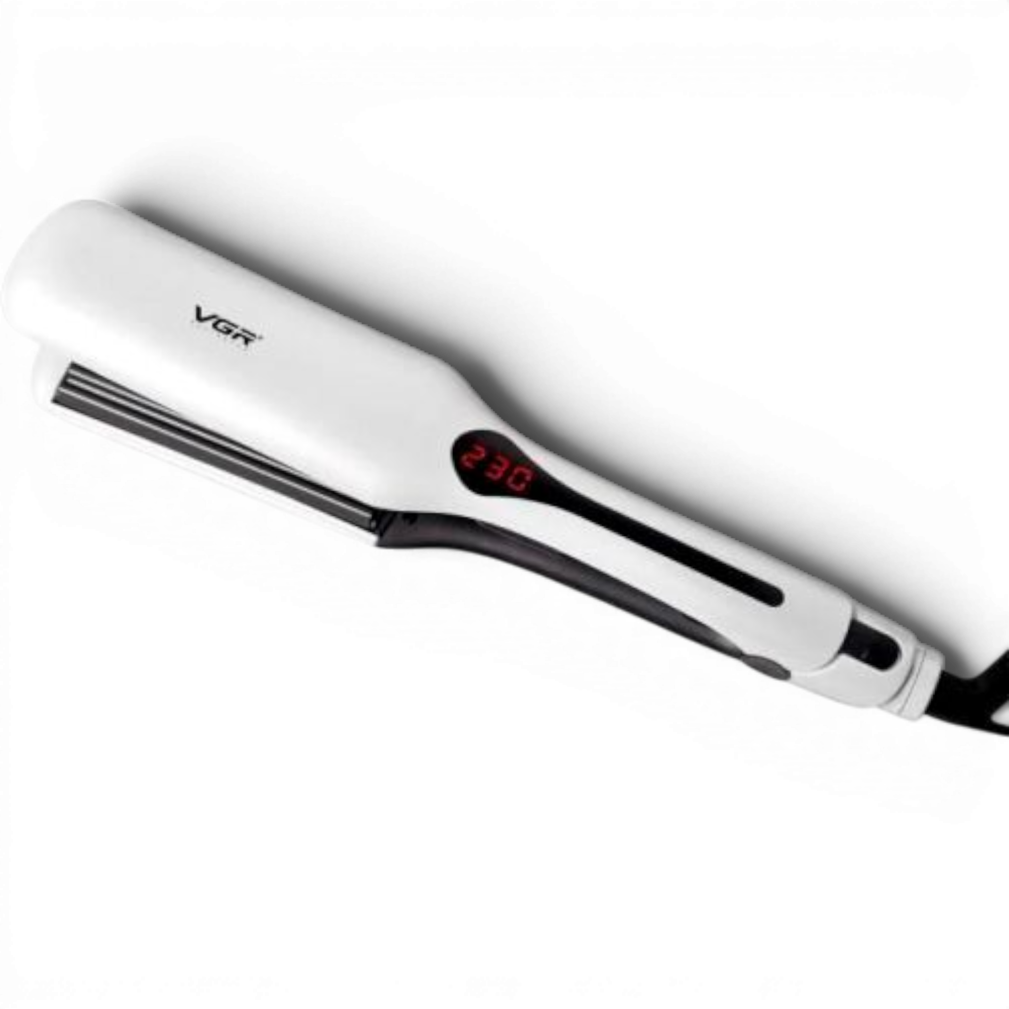 Щипці-гофре VGR V-557 для прикореневого об'єму керамічне покриття LED display 50Вт White
