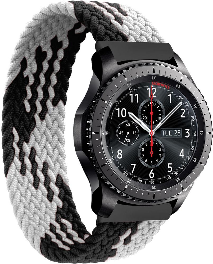 Ремінець Solo Loop Multi для Samsung Gear S3 (135 мм) Black White (33735-1E)