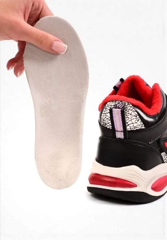 Черевики дитячі MLV B705-1 на флісі р. 31 Чорний (29326205) - фото 4