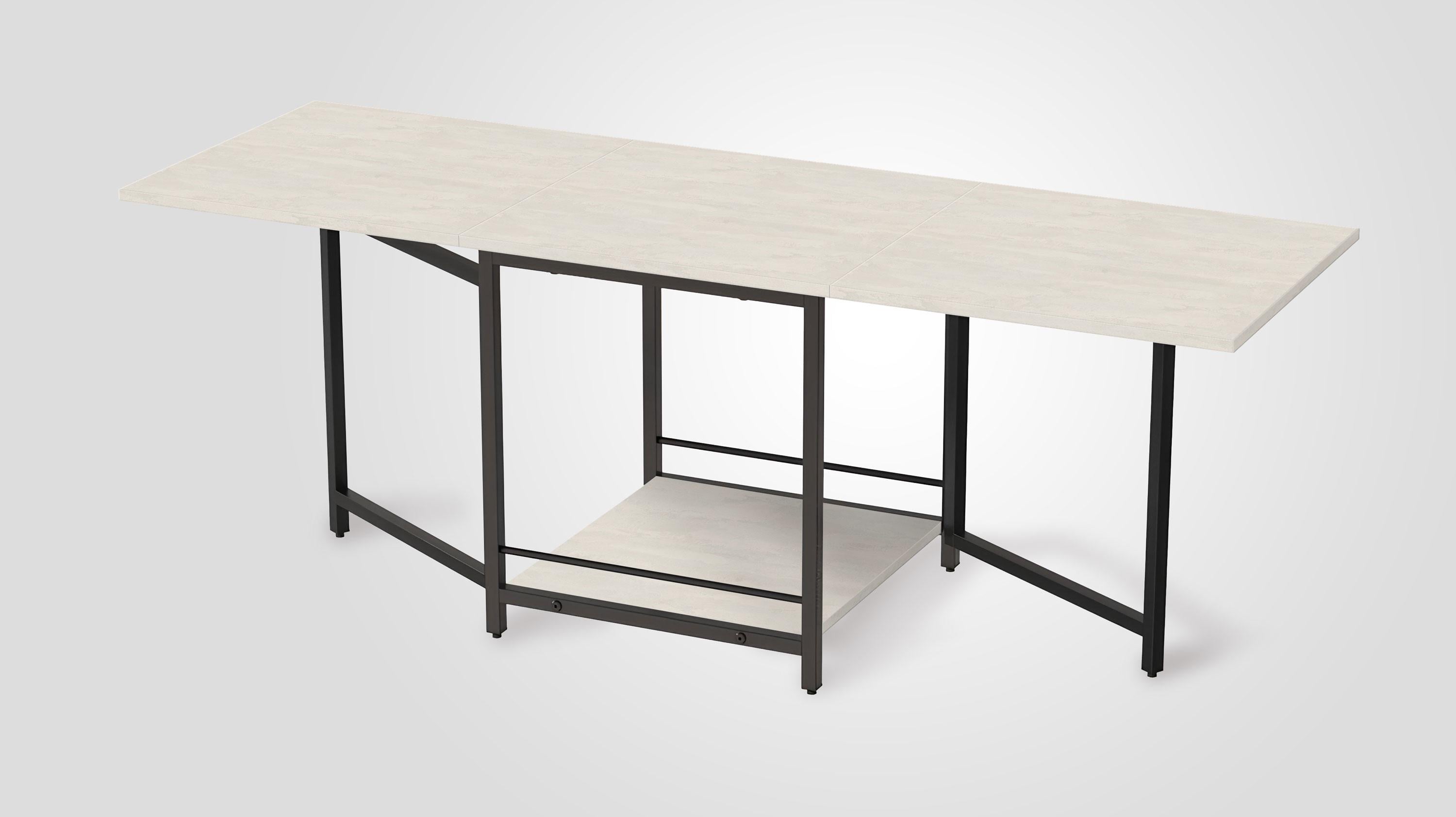 Журнальный стол-трансформер Fusion furniture Куб Шелковый камень Журнальный стол-трансформер Fusion furniture Куб Шелковый камень