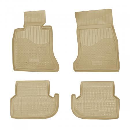 Коврики NorPlast в салон BMW 5 F10/F11 13- 4 шт. Бежевый (NPA00-C07-150B)