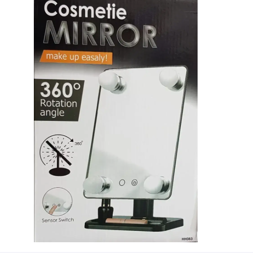 Дзеркало косметичне Cosmetic Mirror 360 Rotation з підсвічуванням (1634105568) - фото 2