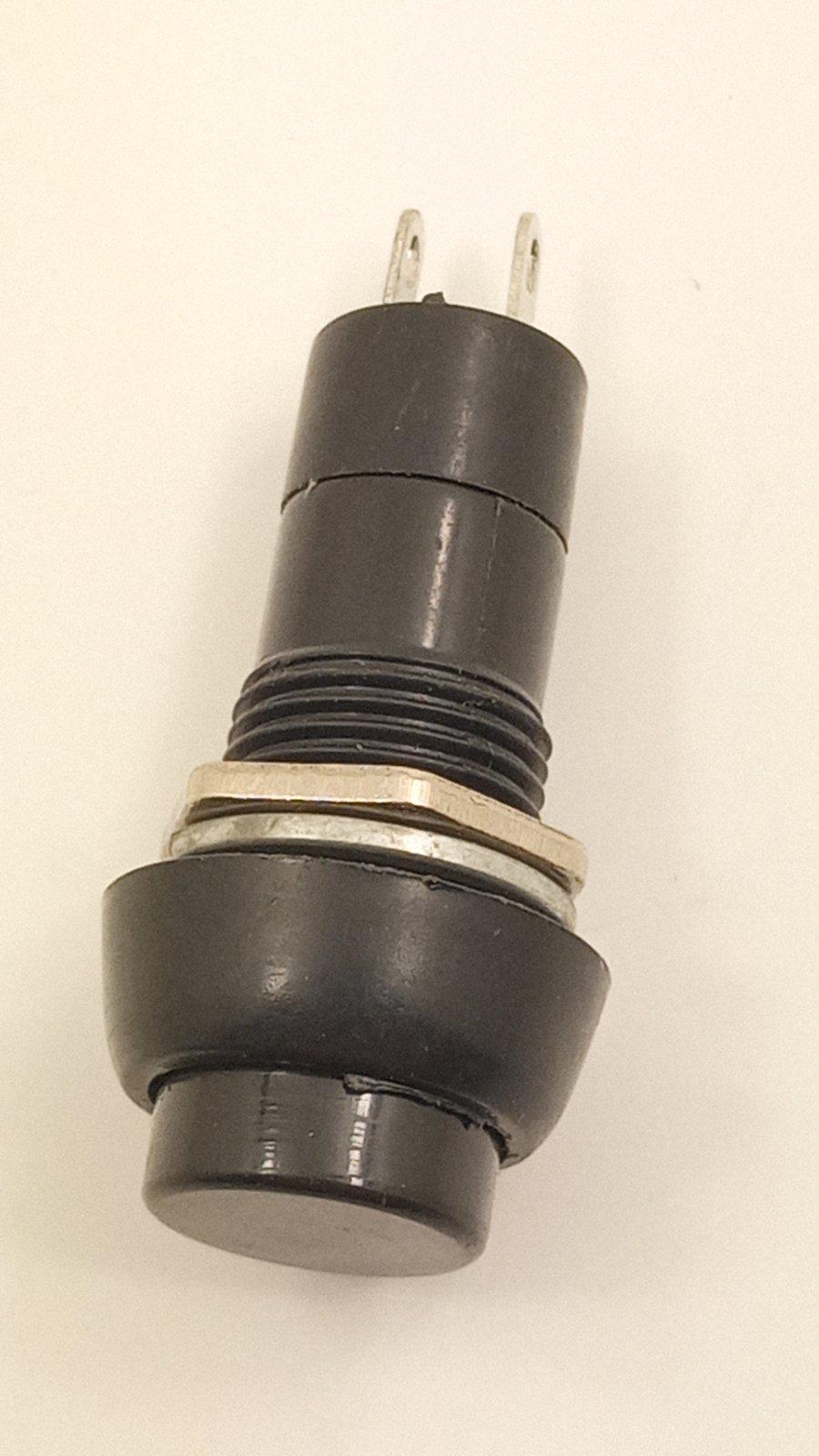 Кнопка з фіксацією PBS-11A 12 мм Чорний (32475)