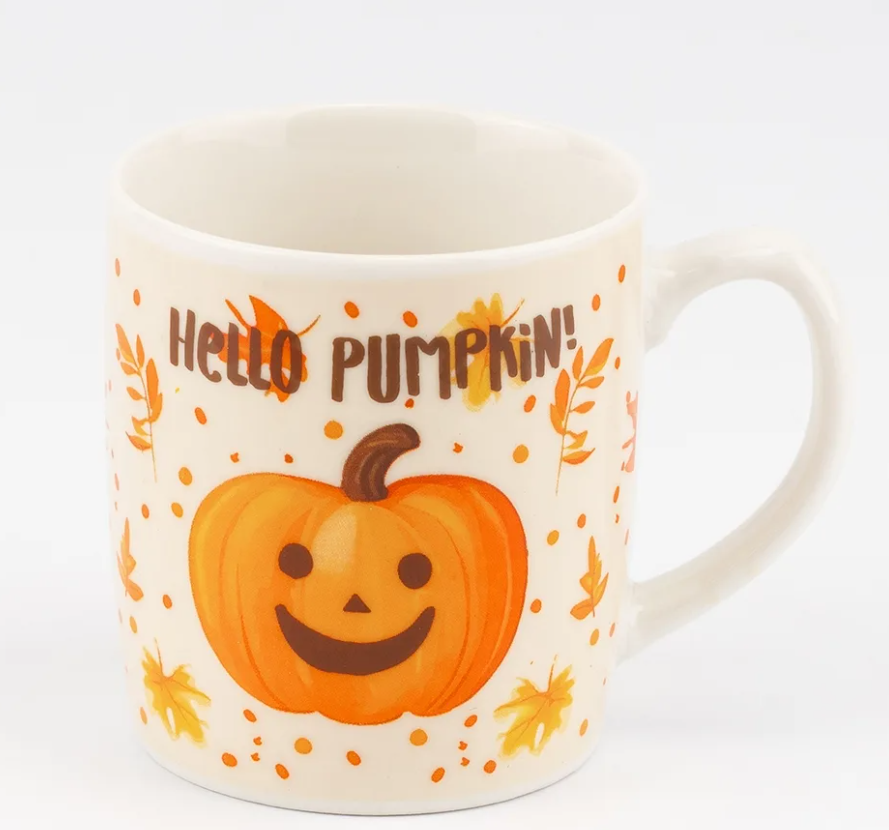 Кружка с ложечкой Hello Pumpkin! 200 мл (elis00010)