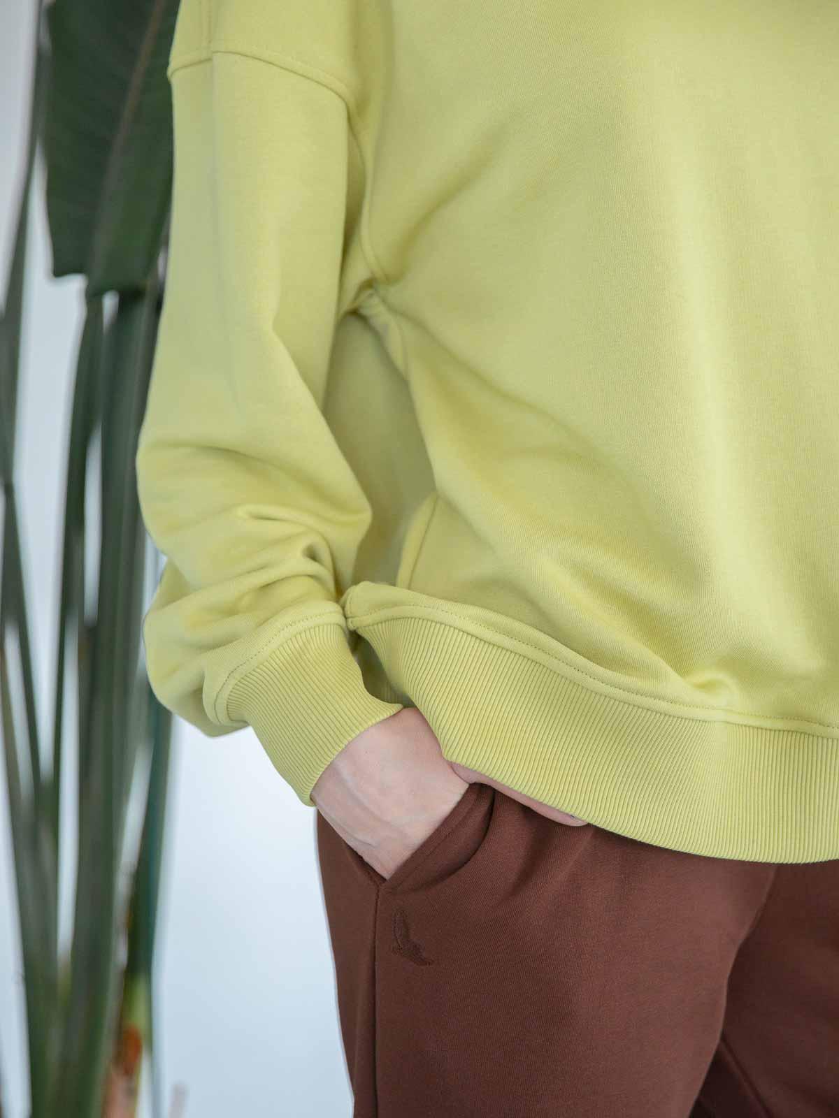 Світшот жіночий вільний FROMUS S/M Фісташковий (2577-14) - фото 6 Світшот жіночий вільний FROMUS S/M Фісташковий (2577-14) - фото 6