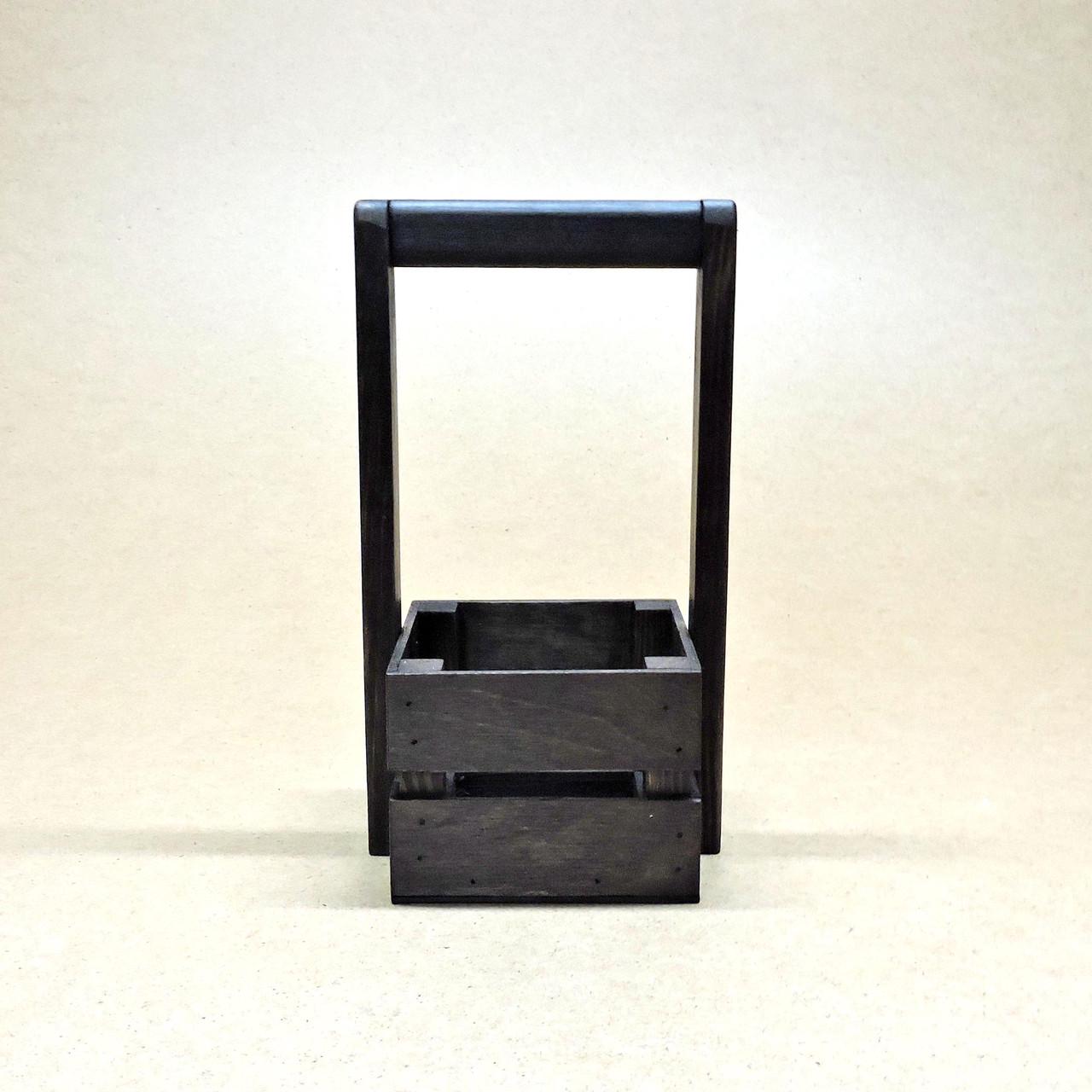 Корзинка подарочная из дерева Шервуд 12х12 см Венге (ПДК-0021112) - фото 5 Корзинка подарочная из дерева Шервуд 12х12 см Венге (ПДК-0021112) - фото 5